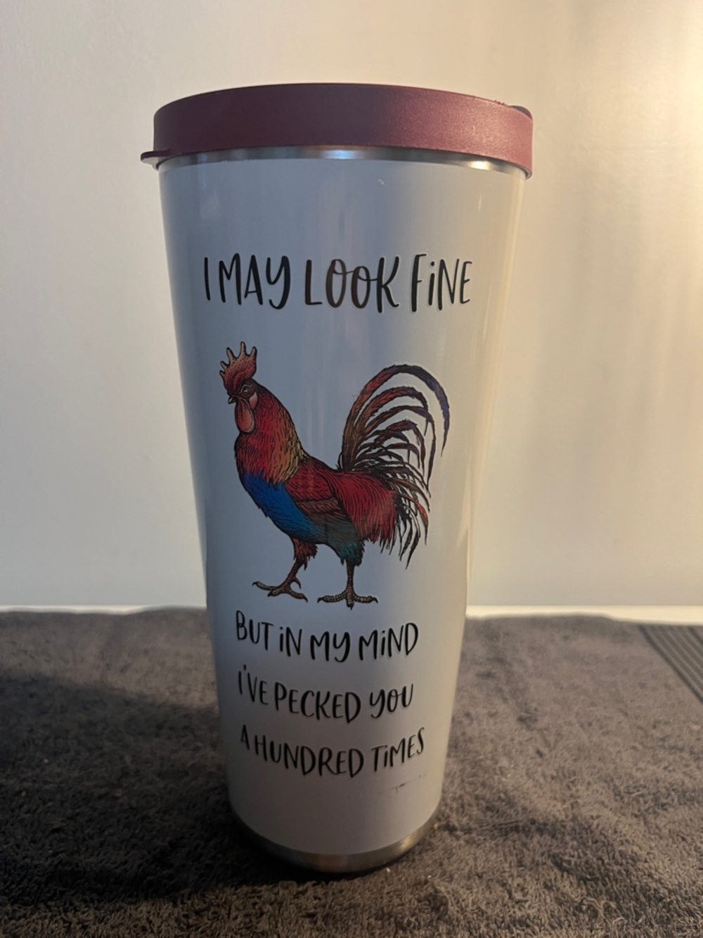 Tervis Rooster Travel Tumbler with lid